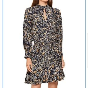 REISS Lilia Abstract Dress Size 4